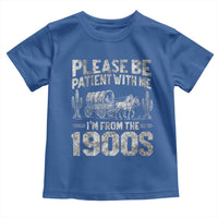 Funny Please Be Patient With Me I'm From The 1900s Toddler T Shirt Vintage Carriage - Wonder Print Shop