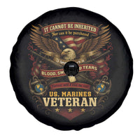 US Marines Veteran Spare Tire Cover It Cannot Be Inherited Nor Can It Be Purchased I Have Earned It - Wonder Print Shop