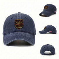 US Marines Veteran Washed Cotton Baseball Cap It Cannot Be Inherited Nor Can It Be Purchased I Have Earned It