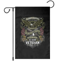 US Military Army Veteran Garden Flag It Cannot Be Inherited Nor Can It Be Purchased I Have Earned It - Wonder Print Shop