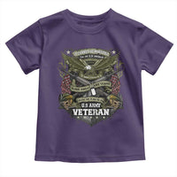 US Military Army Veteran Toddler T Shirt It Cannot Be Inherited Nor Can It Be Purchased I Have Earned It - Wonder Print Shop
