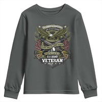 US Military Army Veteran Youth Sweatshirt It Cannot Be Inherited Nor Can It Be Purchased I Have Earned It - Wonder Print Shop