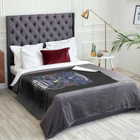 US Military Air Force Veteran Throw Blanket It Cannot Be Inherited Nor Can It Be Purchased I Have Earned It - Wonder Print Shop