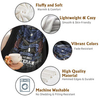 US Military Air Force Veteran Throw Blanket It Cannot Be Inherited Nor Can It Be Purchased I Have Earned It - Wonder Print Shop