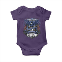 US Military Air Force Veteran Baby Onesie It Cannot Be Inherited Nor Can It Be Purchased I Have Earned It - Wonder Print Shop
