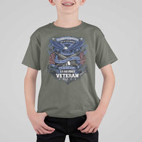 US Military Air Force Veteran T Shirt For Kid It Cannot Be Inherited Nor Can It Be Purchased I Have Earned It - Wonder Print Shop