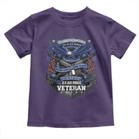 US Military Air Force Veteran Toddler T Shirt It Cannot Be Inherited Nor Can It Be Purchased I Have Earned It - Wonder Print Shop