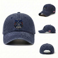 US Military Air Force Veteran Washed Cotton Baseball Cap It Cannot Be Inherited Nor Can It Be Purchased I Have Earned It