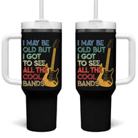 Funny I May Be Old But I Got To See All The Cool Bands Tumbler With Handle - Wonder Print Shop