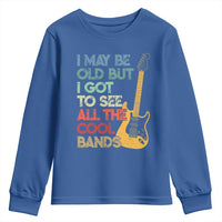 Funny I May Be Old But I Got To See All The Cool Bands Youth Sweatshirt - Wonder Print Shop