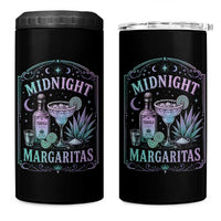 Midnight Margaritas Halloween Witch Cocktail Lover 4 in 1 Can Cooler Tumbler