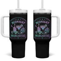Midnight Margaritas Halloween Witch Cocktail Lover Tumbler With Handle