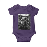 Funny Cryptid Creatures Selfie Baby Onesie Bigfoot Alien Cryptozoology Fantasy Mythical Monsters