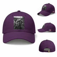 Funny Cryptid Creatures Selfie Baseball Cap Bigfoot Alien Cryptozoology Fantasy Mythical Monsters