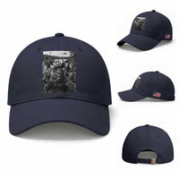Funny Cryptid Creatures Selfie Baseball Cap Bigfoot Alien Cryptozoology Fantasy Mythical Monsters
