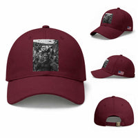 Funny Cryptid Creatures Selfie Baseball Cap Bigfoot Alien Cryptozoology Fantasy Mythical Monsters