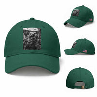 Funny Cryptid Creatures Selfie Baseball Cap Bigfoot Alien Cryptozoology Fantasy Mythical Monsters