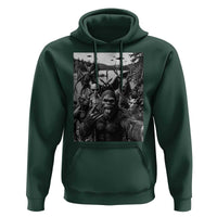 Funny Cryptid Creatures Selfie Hoodie Bigfoot Alien Cryptozoology Fantasy Mythical Monsters