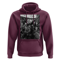 Funny Cryptid Creatures Selfie Hoodie Bigfoot Alien Cryptozoology Fantasy Mythical Monsters