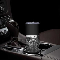 Funny Cryptid Creatures Selfie Skinny Tumbler Bigfoot Alien Cryptozoology Fantasy Mythical Monsters