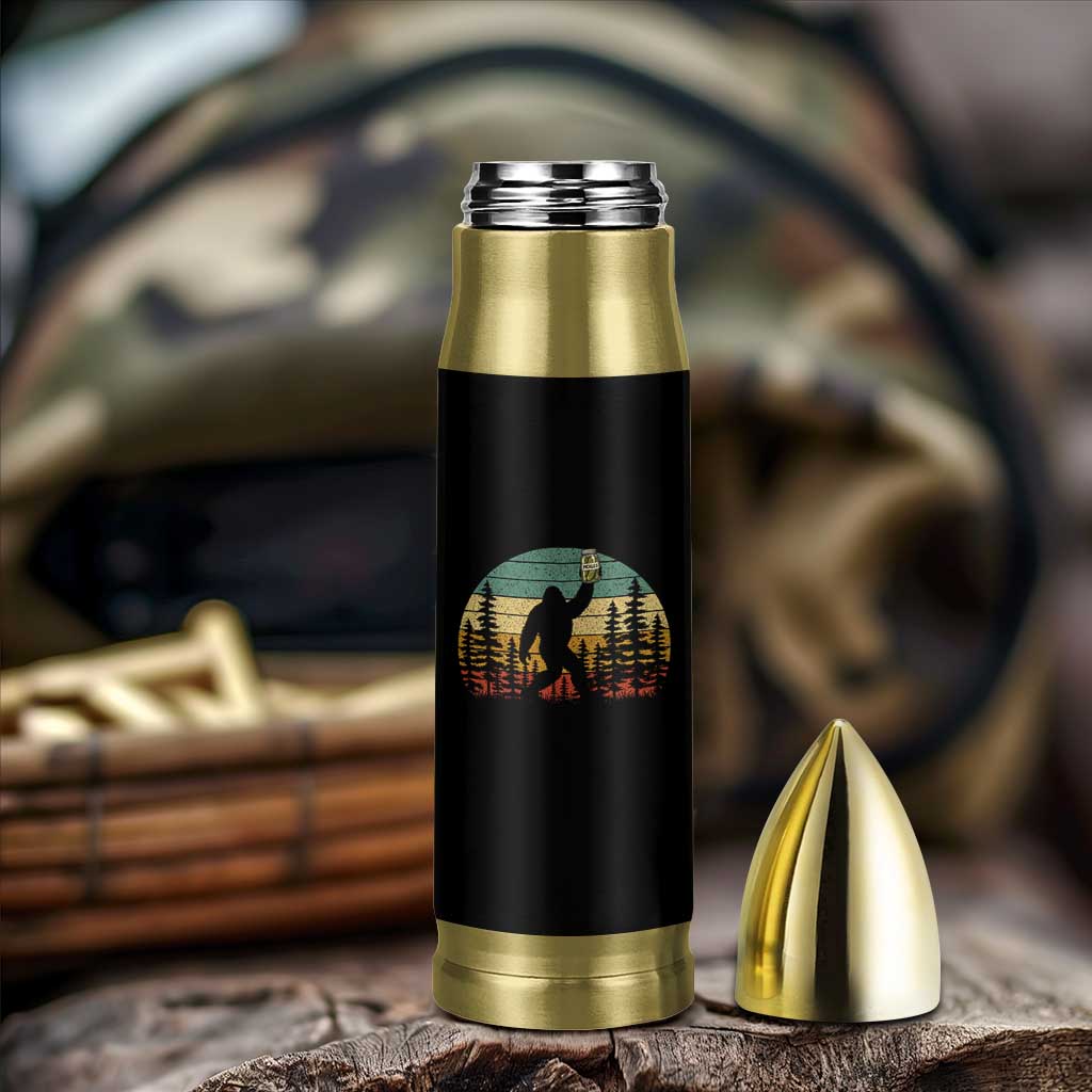 Funny Bigfoot Pickles Lover Bullet Tumbler Retro Sasquatch Cucumber Food Lover