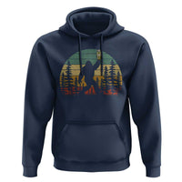 Funny Bigfoot Pickles Lover Hoodie Retro Sasquatch Cucumber Food Lover