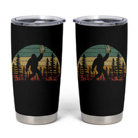 Funny Bigfoot Pickles Lover Tumbler Cup Retro Sasquatch Cucumber Food Lover