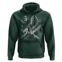 Bigfoot Howling at Moon Mystical Forest Hoodie Funny Sasquatch Nature Lover