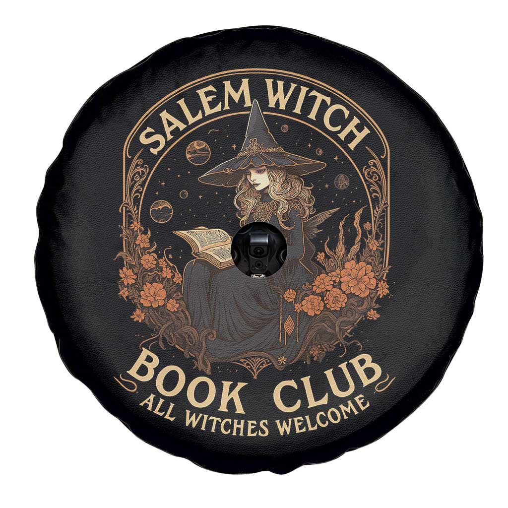 Salem Witch Book Club All Witches Welcome Spare Tire Cover Halloween Book Lover - Wonder Print Shop