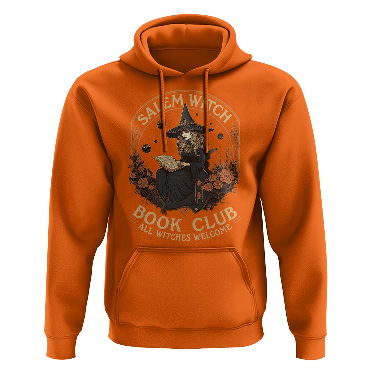 Salem Witch Book Club All Witches Welcome Hoodie Halloween Book Lover - Wonder Print Shop