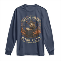 Salem Witch Book Club All Witches Welcome Long Sleeve Shirt Halloween Book Lover - Wonder Print Shop