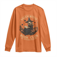 Salem Witch Book Club All Witches Welcome Long Sleeve Shirt Halloween Book Lover - Wonder Print Shop
