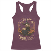 Salem Witch Book Club All Witches Welcome Racerback Tank Top Halloween Book Lover - Wonder Print Shop