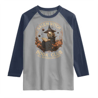 Salem Witch Book Club All Witches Welcome Raglan Shirt Halloween Book Lover - Wonder Print Shop