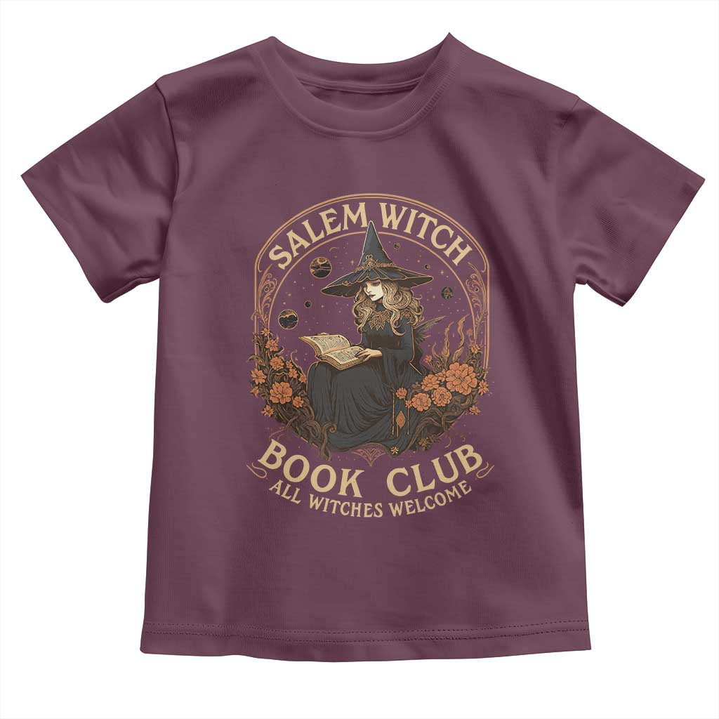 Salem Witch Book Club All Witches Welcome Toddler T Shirt Halloween Book Lover - Wonder Print Shop