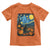 Halloween Cat Starry Night Van Gogh Cat Lovers Toddler T Shirt - Wonder Print Shop