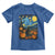 Halloween Cat Starry Night Van Gogh Cat Lovers Toddler T Shirt - Wonder Print Shop