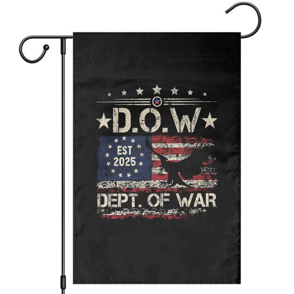 Dept Of War Est 2025 Garden Flag DOW Military Patriotic American Flag - Wonder Print Shop