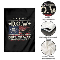 Dept Of War Est 2025 Garden Flag DOW Military Patriotic American Flag - Wonder Print Shop