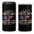Dept Of War Est 2025 4 in 1 Can Cooler Tumbler DOW Military Patriotic American Flag - Wonder Print Shop