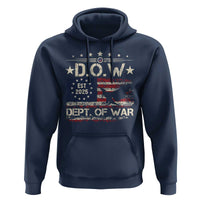 Dept Of War Est 2025 Hoodie DOW Military Patriotic American Flag - Wonder Print Shop