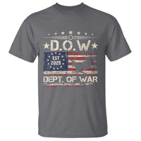 Dept Of War Est 2025 T Shirt DOW Military Patriotic American Flag - Wonder Print Shop