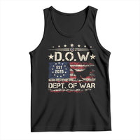 Dept Of War Est 2025 Tank Top DOW Military Patriotic American Flag - Wonder Print Shop
