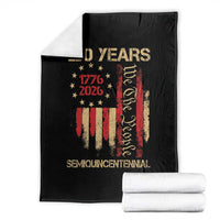 250 Years Semiquincentennial Throw Blanket 250th America Anniversary Independence Day