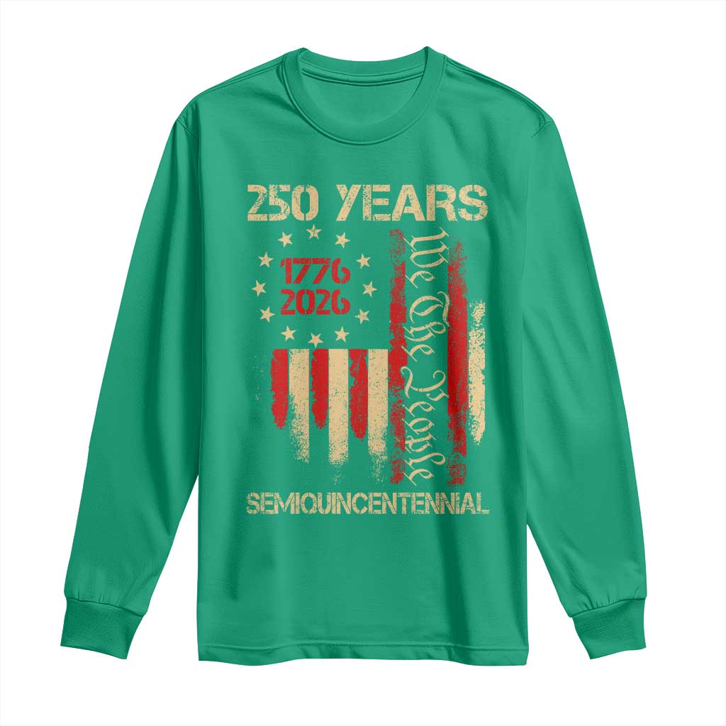250 Years Semiquincentennial Long Sleeve Shirt 250th America Anniversary Independence Day