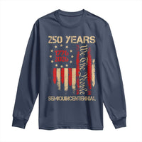 250 Years Semiquincentennial Long Sleeve Shirt 250th America Anniversary Independence Day