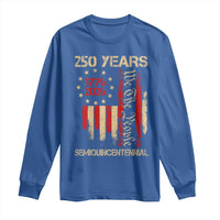 250 Years Semiquincentennial Long Sleeve Shirt 250th America Anniversary Independence Day