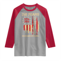 250 Years Semiquincentennial Raglan Shirt 250th America Anniversary Independence Day