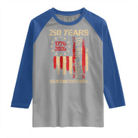 250 Years Semiquincentennial Raglan Shirt 250th America Anniversary Independence Day