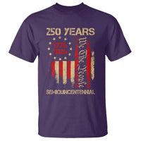 250 Years Semiquincentennial T Shirt 250th America Anniversary Independence Day